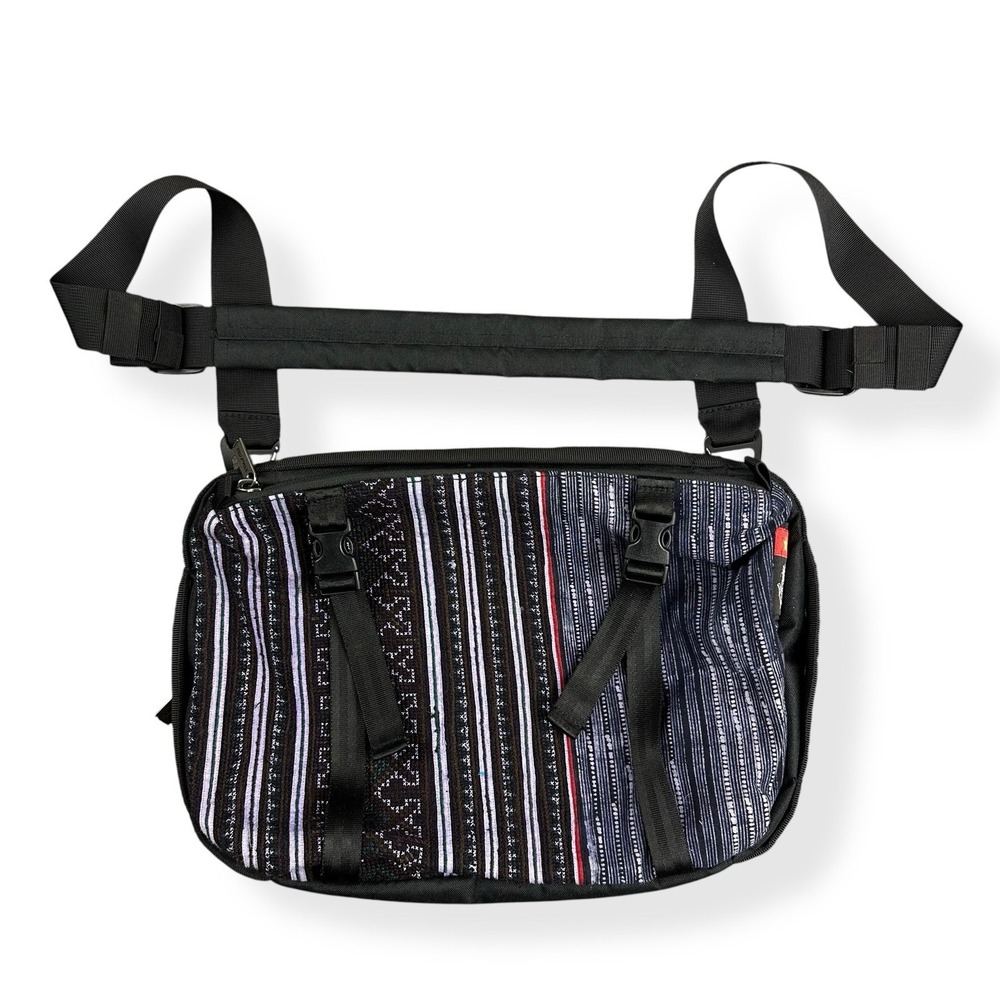 NEW Ethnotek‎ Somanya Sling 14" Bag Crossbody Laptop Vegan Shoulder Messenger
